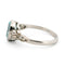 Bague 54 Bague solitaire en platine, aigue-marine et diamants 58 Facettes A626543C721146D8822FF87C40BE5CE1