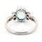 Bague 54 Bague solitaire en platine, aigue-marine et diamants 58 Facettes A626543C721146D8822FF87C40BE5CE1