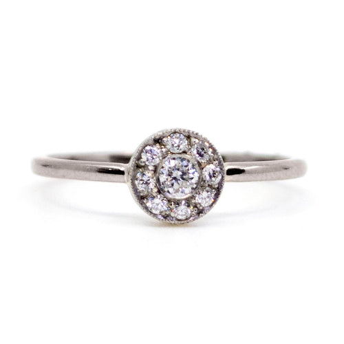 Bague 54 Bague Art déco en or blanc 14k et platine, diamants taille brillant 58 Facettes 1578CF4B80E449199A5DAD76F9C39B1B