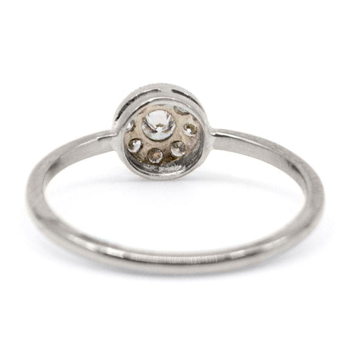 Bague 54 Bague Art déco en or blanc 14k et platine, diamants taille brillant 58 Facettes 1578CF4B80E449199A5DAD76F9C39B1B