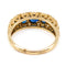 Bague 54 Bague saphirs et diamants en or jaune et blanc 14k 58 Facettes 8F84CC029ECB457C8EF84B0DDC171C80