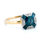 Bague 54 Bague Art déco en or jaune et blanc 14k, saphirs et diamants 58 Facettes A1B5A63F67DC470BBDE9C604A766488F