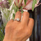 Bague 54 Bague halo en platine avec diamants taille ancienne 58 Facettes 23A83A74469D402CBA20F804ABC602F2