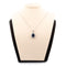 Pendentif Pendentif en or blanc 18k avec saphir et diamants taille rose 58 Facettes 64A23746BA3948BC921F50ED905461BB