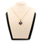 Pendentif Pendentif quadrilobé en or jaune et blanc 14k, améthystes et diamants 58 Facettes 6B0A3129622F45E3939C02926627031D