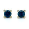 Boucles d'oreilles Boucles d’oreilles quatre-feuilles en or 14k, saphirs et diamants 58 Facettes 9D46F9C4CB7F4F3A9BFB34BB88DE2DF8