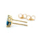Boucles d'oreilles Boucles d’oreilles quatre-feuilles en or 14k, saphirs et diamants 58 Facettes 9D46F9C4CB7F4F3A9BFB34BB88DE2DF8