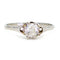 Bague 62 Bague solitaire en platine avec diamant taille ancienne de 0,80 ct 58 Facettes 29C240ACAC9742EABA80A8E0A18D5AC9