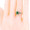 Bague 55 Bague en platine avec émeraude et diamant taille ancienne 58 Facettes EFE2B9EBF8604A5CAEB3D178155A7ABF