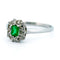 Bague 55 Bague en platine avec émeraude et diamant taille ancienne 58 Facettes EFE2B9EBF8604A5CAEB3D178155A7ABF