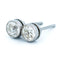 Boucles d'oreilles Boucles d’oreilles puces en platine et diamants taille ancienne, 1,10 ct 58 Facettes 38BA794C7CFF48CC93957DAAB368013E