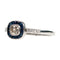 Bague 54 Bague halo en platine, diamant taille coussin et saphirs 58 Facettes 1D89DF207F7E4EA6B06AB48AC2F4A297