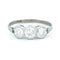 Bague 54 Bague trilogie - Diamants taille ancienne, or 14k et platine 58 Facettes 75FA3A9C579D4FC4B2BA9F9BFD0410CD