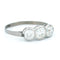 Bague 54 Bague trilogie - Diamants taille ancienne, or 14k et platine 58 Facettes 75FA3A9C579D4FC4B2BA9F9BFD0410CD