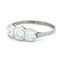 Bague 54 Bague trilogie - Diamants taille ancienne, or 14k et platine 58 Facettes 75FA3A9C579D4FC4B2BA9F9BFD0410CD