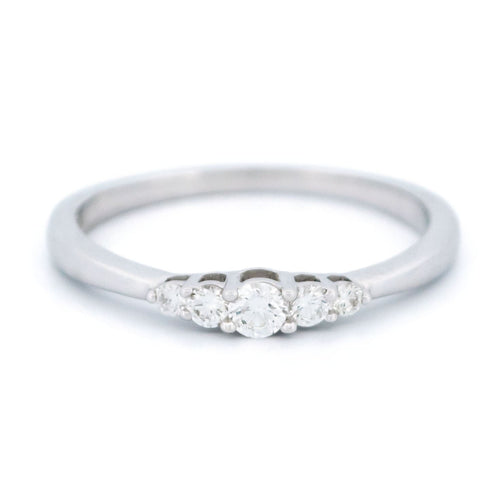 Bague 54 Bague en or blanc 14k avec diamant taille brillant 58 Facettes CD5D76BA9F344F16AE727F6FD4B7FFF7