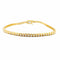 Bracelet Bracelet tennis en or jaune 14k et diamants taille brillant 58 Facettes 45964C757F274A2BB345503E0DDFDCA5
