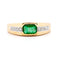 Bague 54 Bague émeraude et diamants en or 14k, style est-ouest 58 Facettes 5E3C8CBA88364A9392E80B8EBBF29871