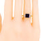 Bague 54 Bague en or 14k avec améthyste taille carrée et diamants 58 Facettes 0A81EB7C262B4A968FE0B15CC047EF49