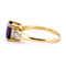 Bague 54 Bague en or 14k avec améthyste taille carrée et diamants 58 Facettes 0A81EB7C262B4A968FE0B15CC047EF49