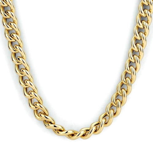 Collier Collier en or jaune 14k à maillons gourmette 58 Facettes 7CB82773E637468AAEF4C07533AAF4AF