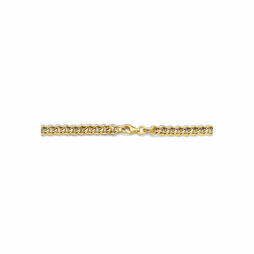 Collier Collier en or jaune 14k à maillons gourmette 58 Facettes 7CB82773E637468AAEF4C07533AAF4AF