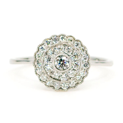 Bague 54 Bague en or blanc 18k avec diamant taille brillant 58 Facettes D22E24931CCE490490E78C22F778659F