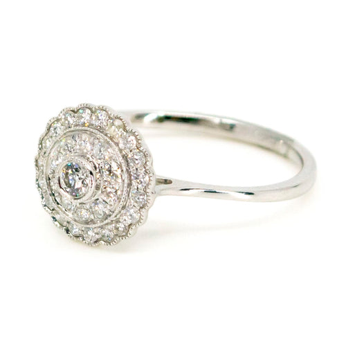 Bague 54 Bague en or blanc 18k avec diamant taille brillant 58 Facettes D22E24931CCE490490E78C22F778659F