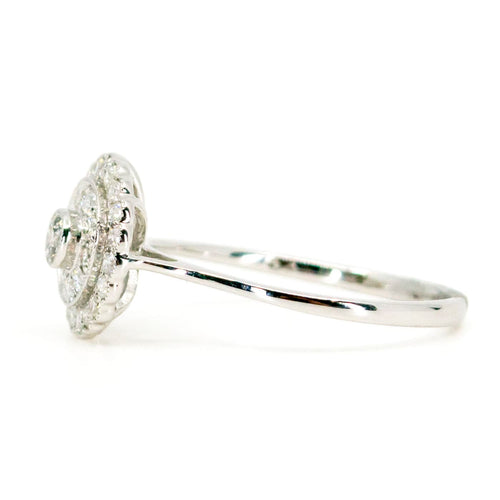 Bague 54 Bague en or blanc 18k avec diamant taille brillant 58 Facettes D22E24931CCE490490E78C22F778659F