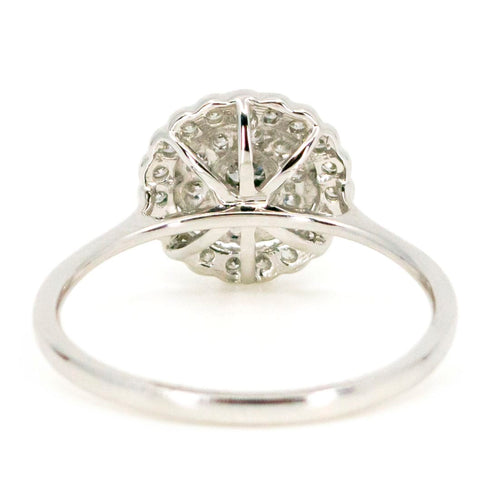 Bague 54 Bague en or blanc 18k avec diamant taille brillant 58 Facettes D22E24931CCE490490E78C22F778659F