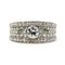 Bague 55 Art déco - Bague en platine sertie de diamants 58 Facettes 40597BFE6316420AA69540F71034C240