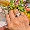 Bague 55 Art déco - Bague en platine sertie de diamants 58 Facettes 40597BFE6316420AA69540F71034C240