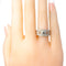 Bague 55 Art déco - Bague en platine sertie de diamants 58 Facettes 40597BFE6316420AA69540F71034C240