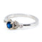 Bague 56 Bague en or blanc 18k, saphir et diamants 58 Facettes FDE2BC3730164241BDDC6684134D608E