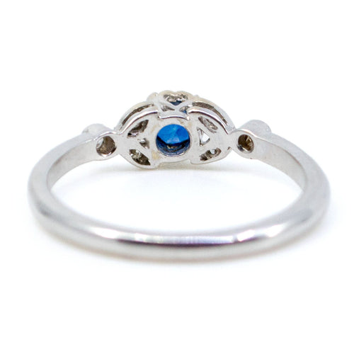 Bague 56 Bague en or blanc 18k, saphir et diamants 58 Facettes FDE2BC3730164241BDDC6684134D608E