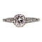 Bague 54 Bague solitaire en platine avec diamants taille brillant et taille ancienne 58 Facettes CD6E999A9F0848719A9983EE47B43859