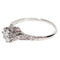 Bague 54 Bague solitaire en platine avec diamants taille brillant et taille ancienne 58 Facettes CD6E999A9F0848719A9983EE47B43859