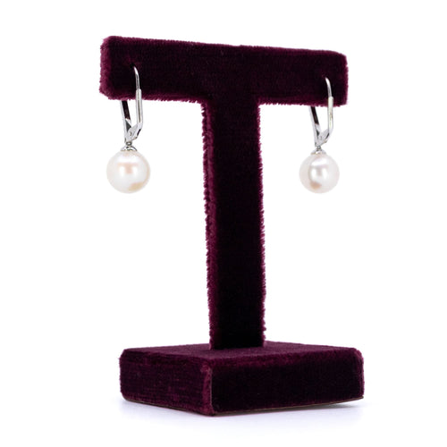 Boucles d'oreilles Boucles d’oreilles pendantes en or blanc 14k, perles et diamants 58 Facettes 7AA02CDE42DF4B01BD2FB99FFD194D6E