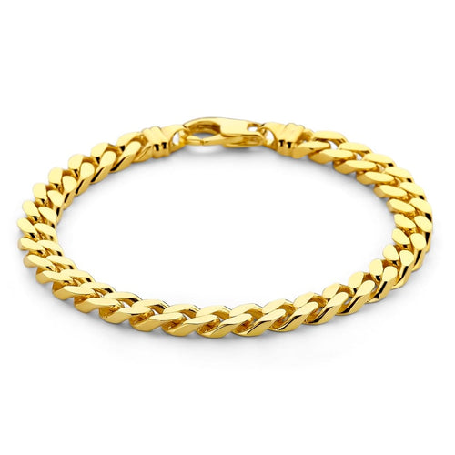 Bracelet Bracelet gourmette en or jaune 14k 58 Facettes 96DE8DE1B158433291D3BD109D91DE11