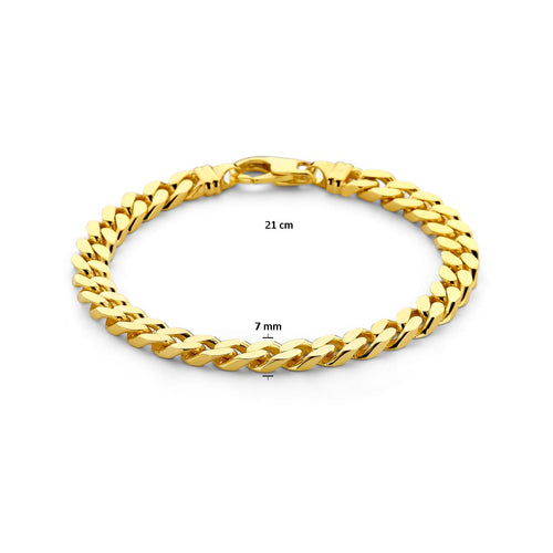 Bracelet Bracelet gourmette en or jaune 14k 58 Facettes 96DE8DE1B158433291D3BD109D91DE11