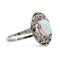 Bague 55 Bague ovale en platine, opale et diamants 58 Facettes 14D80DACA8CB47DF8F306575C7EFB4FC
