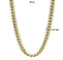 Collier Collier en or jaune 14k à maillons gourmette 58 Facettes 2647FA2758AA42FCBB6E057A9F362549