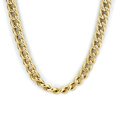 Collier Collier en or jaune 14k à maillons gourmette 58 Facettes 2647FA2758AA42FCBB6E057A9F362549