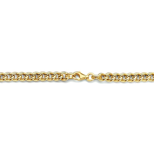 Collier Collier en or jaune 14k à maillons gourmette 58 Facettes 2647FA2758AA42FCBB6E057A9F362549