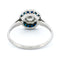 Bague 56 Bague Art déco octogonale en platine, diamants et saphirs 58 Facettes C0FBCA18C04641F598D2BCE928434FB6