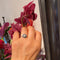 Bague 56 Bague Art déco octogonale en platine, diamants et saphirs 58 Facettes C0FBCA18C04641F598D2BCE928434FB6