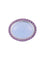 Bague 52 Bague en or blanc 18K calcédoine et saphirs roses 58 Facettes