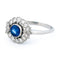 Bague 56 Bague de style édouardien en platine, saphir et diamants 58 Facettes 9F8E308D65914D80997D91DCA87A5B10
