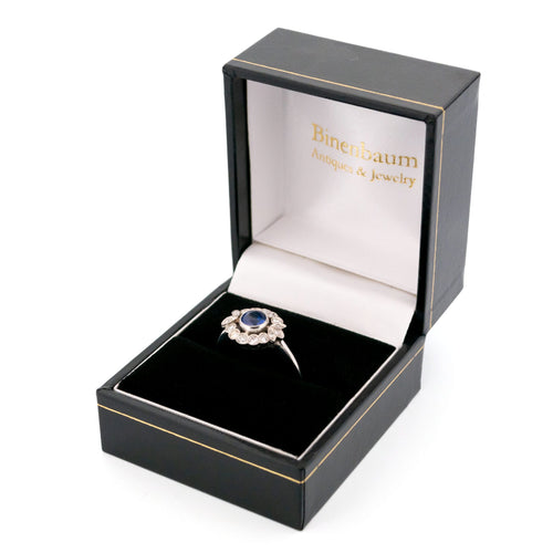 Bague 56 Bague de style édouardien en platine, saphir et diamants 58 Facettes 9F8E308D65914D80997D91DCA87A5B10