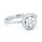 Bague 55 Bague en or blanc 18k avec diamants taille brillant 58 Facettes 1FA636AA2C1442BBB1CDC1E69D596E14